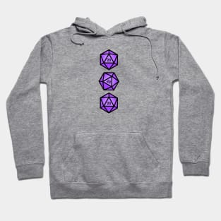 Purple d20s Hoodie